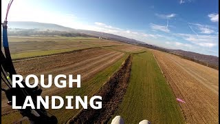XC Flight - Bad Landing with Prop Strike