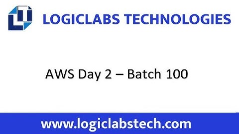 AWS Day 2 Batch 100