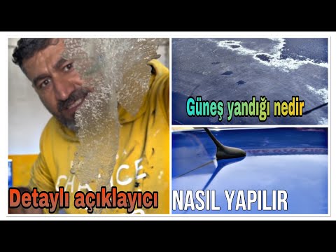 TR De tek Detaylı Anlatım Güneş Yanık Boyasız Onarım Nasıl Yapılır ???