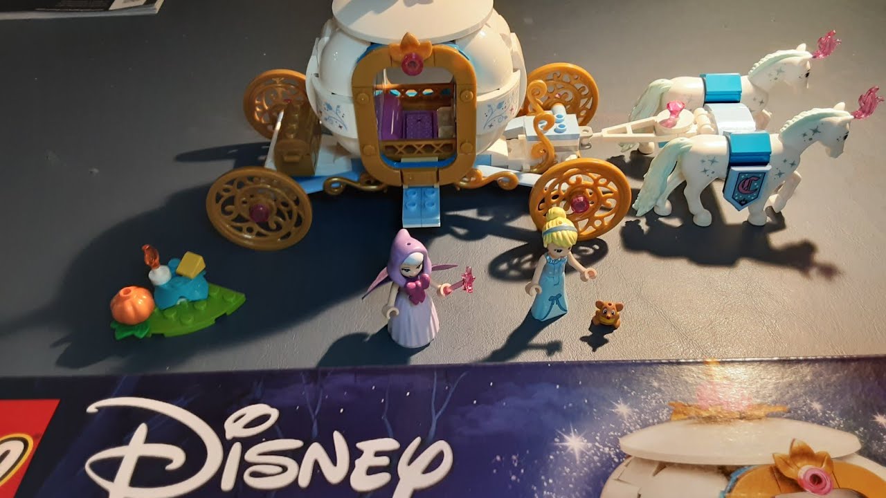Lego Cinderella's Carriage 43192 real time build