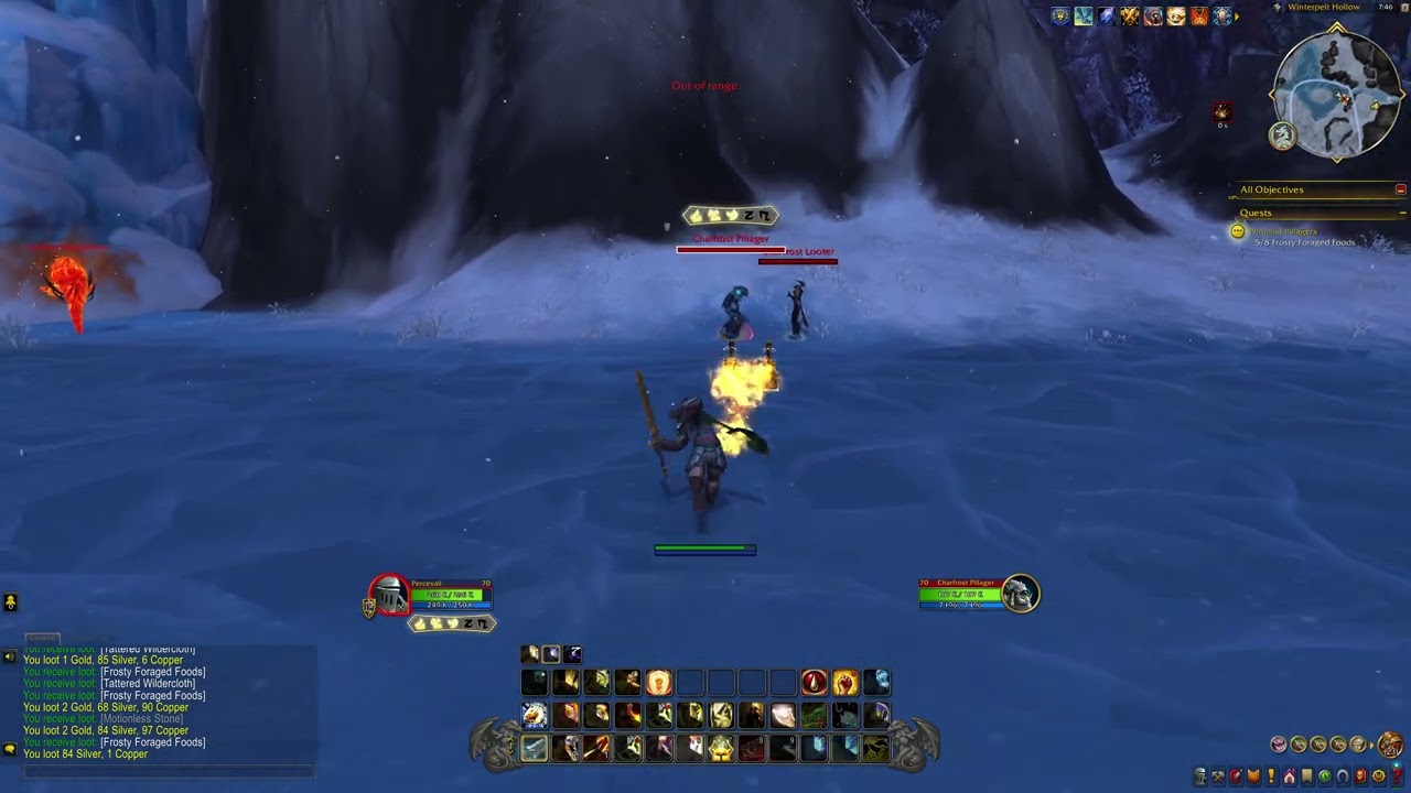 "Primalist Pillagers" Quest - The Azure Span - World Of Warcraft