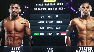 INDONESIA VS BRAZIL #MMA(MIXED MARTIAL ARTS) ALEX 🇧🇷 VS STEFER 🇮🇩