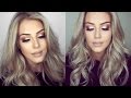 Festive Glitter Eye Makeup &amp; Hair Tutorial | Chloe Boucher