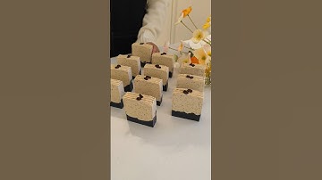 The making of coffee soap #soapmaking #coffeesoap #coldprocesssoap #handmadesoap