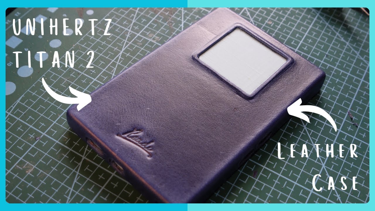 Wet Molding a Custom Leather Case for the Unihertz Titan 2 - YouTube