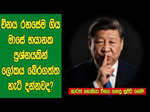 චීනය රහසේම ගියමාසේ ලෝකයම බේරගත්තා කියලා දන්නවද? | How China Rescued The World From Oil Crisis