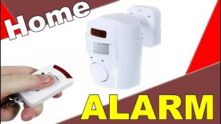 Wireless PIR Motion Sensor Alarm With 2 Remote Controllers For Shed Caravan T2K2