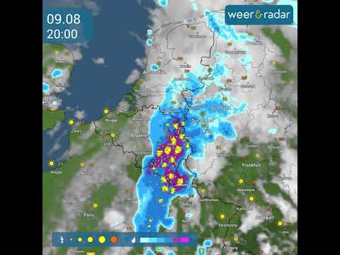 Loop: zwaar onweer
