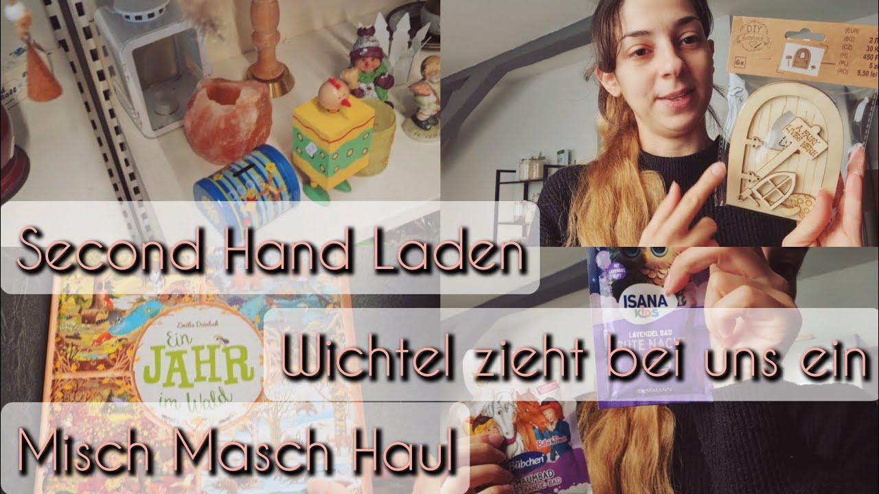 Vlog | Second Hand laden | Lidl, Tedi Haul | Wichtel zieht ein