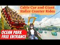 Ocean Park Free entrance | Cable Car and Giant Roller Roaster rides | Miss Jayn