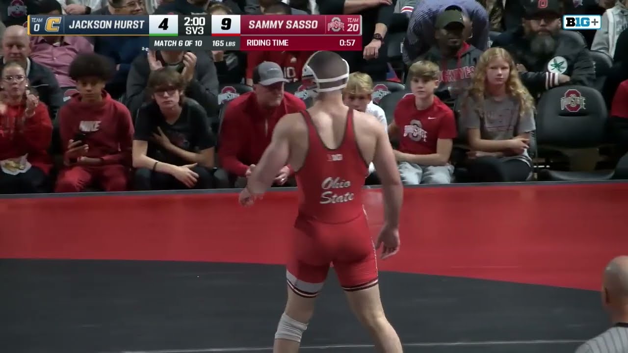 165LBs: Ohio State's Sammy Sasso vs. Chattanooga's Jackson Hurst