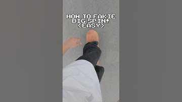 How To Fakie Big Spin! (EASY)
