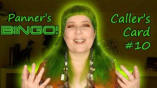 Panner's BINGO! | Caller's Card #10