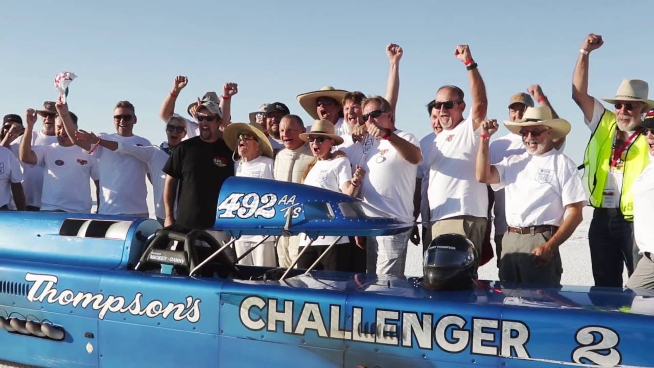 UPDATED: Thompson's Challenger 2 sets new LSR record at Bonneville