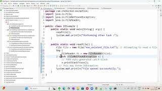#21.1  Exceptions in Java | Understanding & Handling Checked Exception Effectively