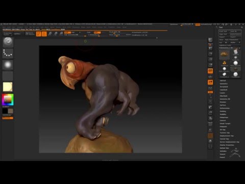 Горилла Zbrush