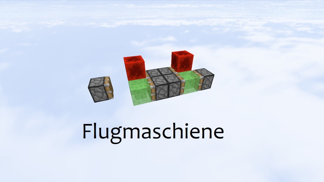 Minecraft - Flugmaschiene [Tutorial 1.12]