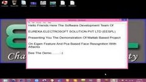 Pca eigen based face recognition (latest Project 2020)