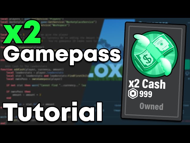 2x Cash Gamepass - Roblox