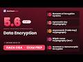 ISACA CISA 5.6 - Data Encryption (Part 1 of 2) - Exam Prep