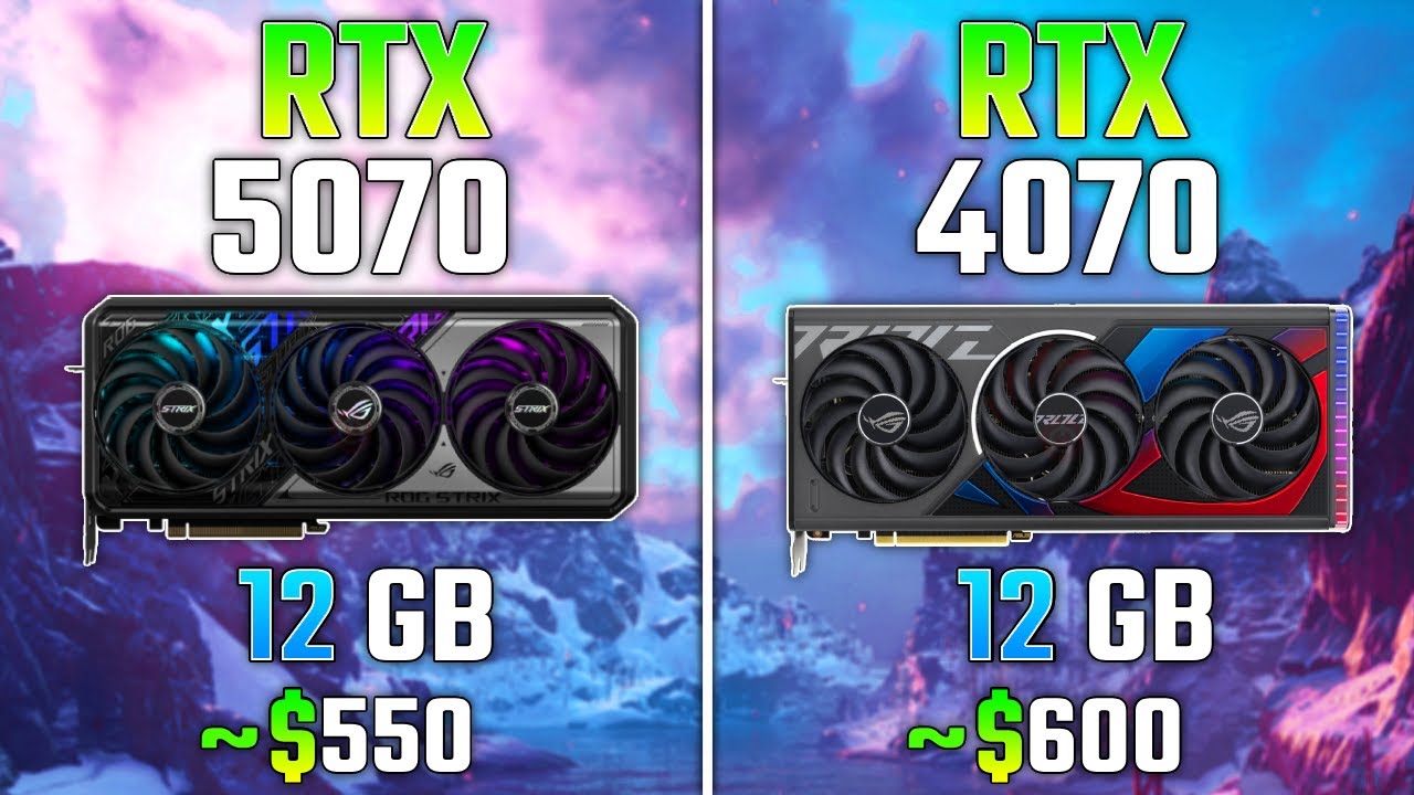 RTX 5070 vs RTX 4070 | Test in 7 Games - YouTube