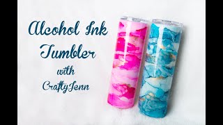 (161) Alcohol Ink Tumblers