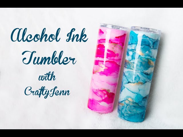 161) Alcohol Ink Tumblers 