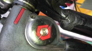 How to adjust gear hub of a bicycle SRAM SPECTRO S7 hub gear bike service setup DIY