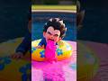 VEGETA throw up in the pool? 😱