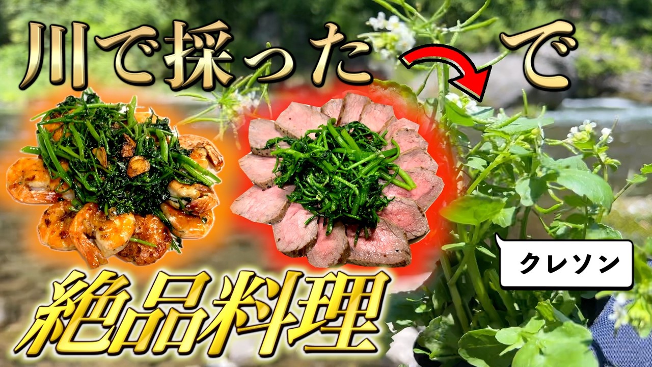激ウマ野草】クレソンを採って絶品料理！ - YouTube