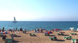 Costa Brava beach - Catalonia / Пляж Коста Брава Каталония (Испания)(Hi everyone! this is channel about travels with kitten. New video every day! Subscribe! and Smiling Cat channel ..., 2015-11-25T12:58:09.000Z)