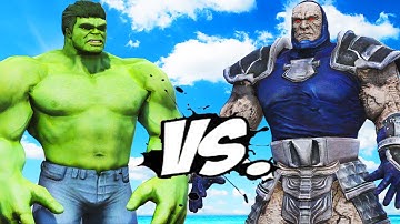 HULK VS DARKSEID - EPIC BATTLE