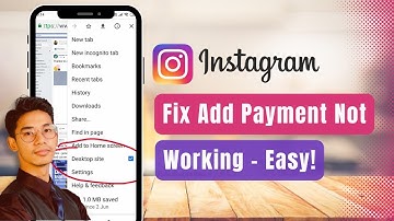 Instagram Add Payment Method Not Working !