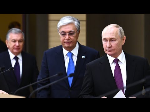 Путин, Токаев и Мирзиёев начинают поставки российского газа в Узбекистан через Казахстан. LIVE