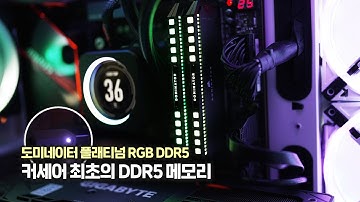커세어 DDR5 메모리 게임 성능은? 도미네이터 플래티넘 RGB DDR5 5200MHz