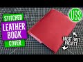 How to Make a Stitched Leather Book Cover