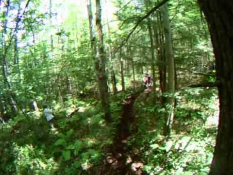 Jack Pine Enduro 2010 Log Crossing