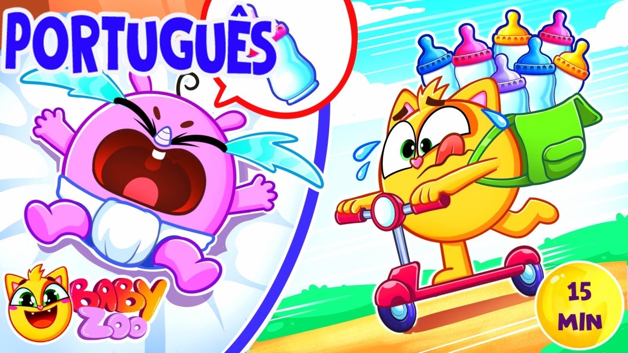 Canção da Tele-entrega😃🛴🍼 | Canções Infantis Divertidas 😻🐨🐰🦁, por Baby Zoo