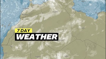 North Algeria Weather | ECMWF Model November 22, 2025 | Rain And Storms In North Algeria