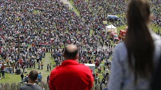 Thousands Of Pilgrims Observe Traditional Pentecost At umuleu Ciuc In Romania