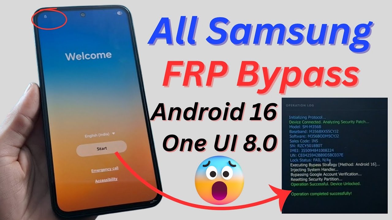 All Samsung Android 16 One UI 8.0 FRP Bypass | Google Account Remove | Free Tool | One-Click Method 