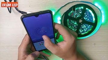 Hướng dẫn sử dụng bộ điều khiển SP110E và BT SPI điều khiển led đuổi WS2812B