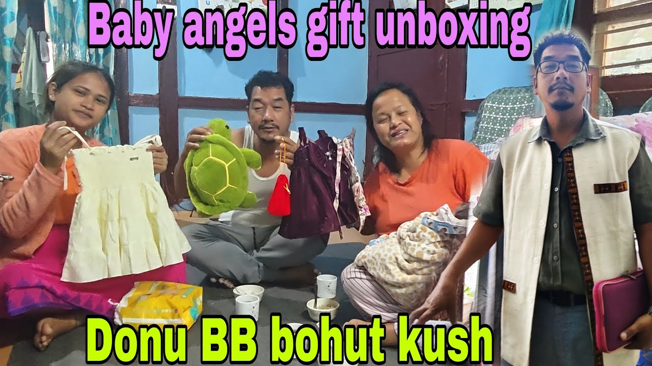 Baby angels gift unboxing 🎁🥳Donu BB bohut kush hua🥰🥰