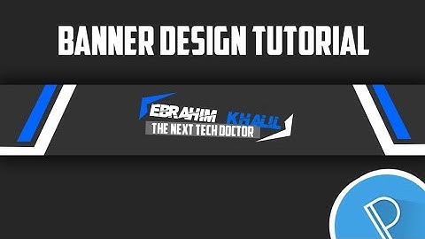 How Can Make A Cool & Clean Youtube Banner By Pixellab | Pixellab Youtube Banner Design Tutorial |