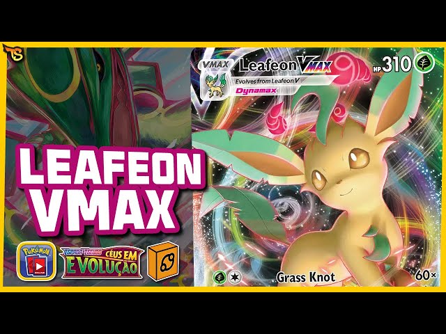 Carta Pokémon Leafeon Vmax Céus Em Evolução