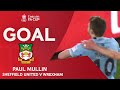 Goal  paul mullin  sheffield united 11 wrexham  fourth round replay  emirates fa cup 2223