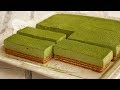 春先に食べたい♡ほろ苦抹茶のレアチーズケーキ |  NO-BAKE Matcha cheesecake