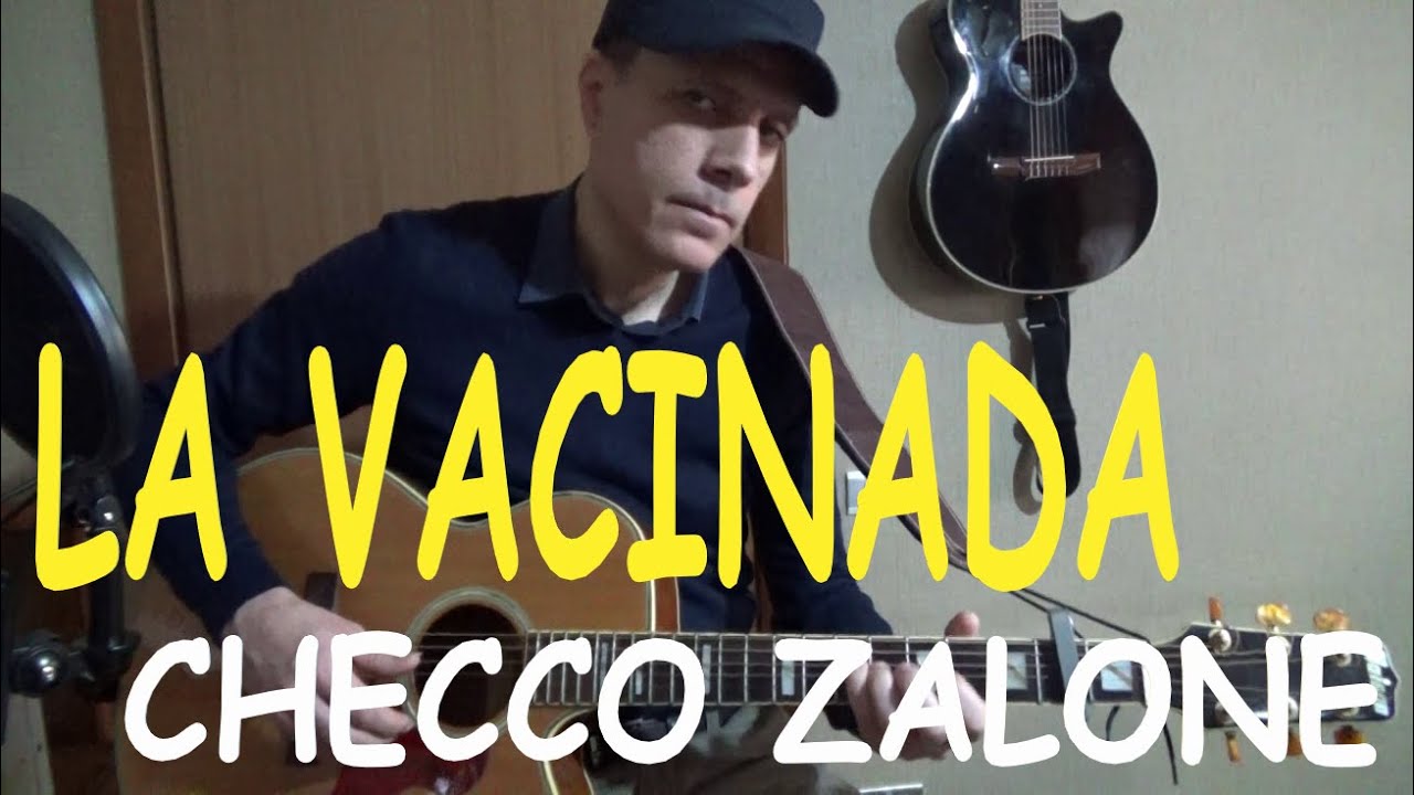 La Vacinada  -  checco zalone  -  tutorial chitarra facile con testo