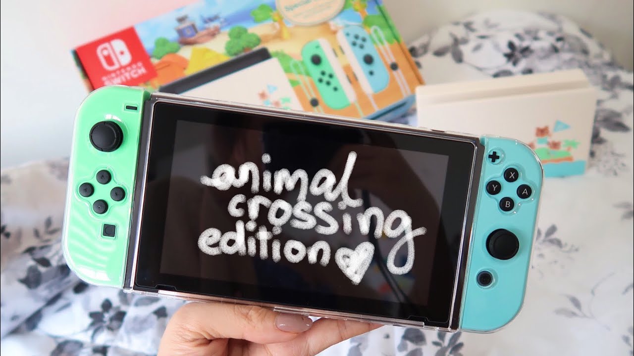 Unboxing Nintendo Switch Animal Crossing New Horizons Edition Youtube