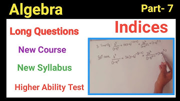 07: Indices important challenging long Questions|| New course  || C.Maths indices in nepali